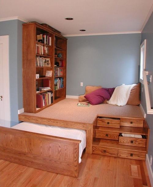 Một giường ngủ đáng mơ ước của dân mọt sách