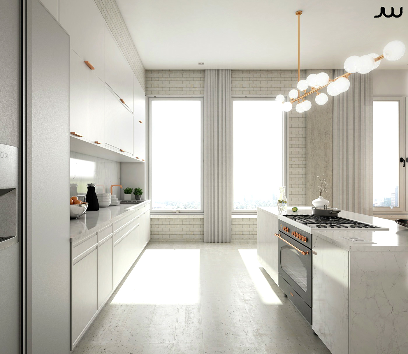 Phong cách Bauhaus trong căn hộ cao cấp tại New York