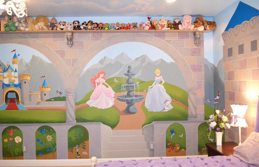 Phòng cho bé lấy ý tưởng từ thế giới Disney