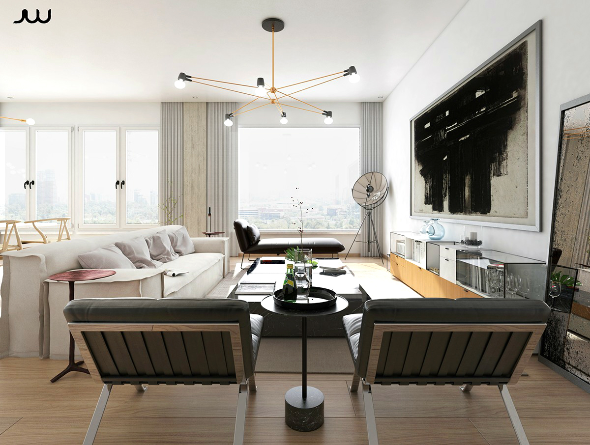 Phong cách Bauhaus trong căn hộ cao cấp tại New York