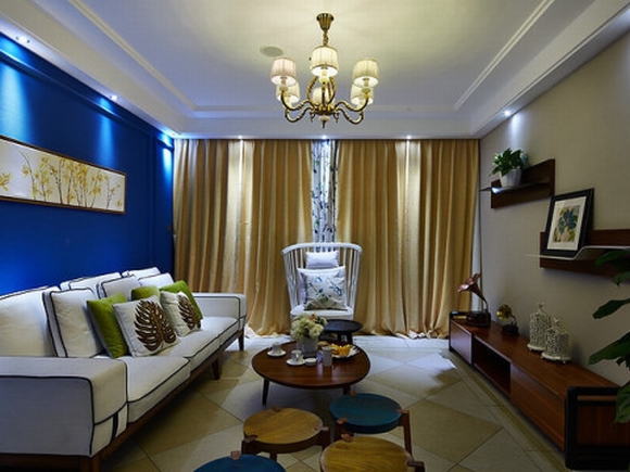 Trang trí nội thất sang trọng theo phong cách Châu Âu cho căn hộ 110m2 1
