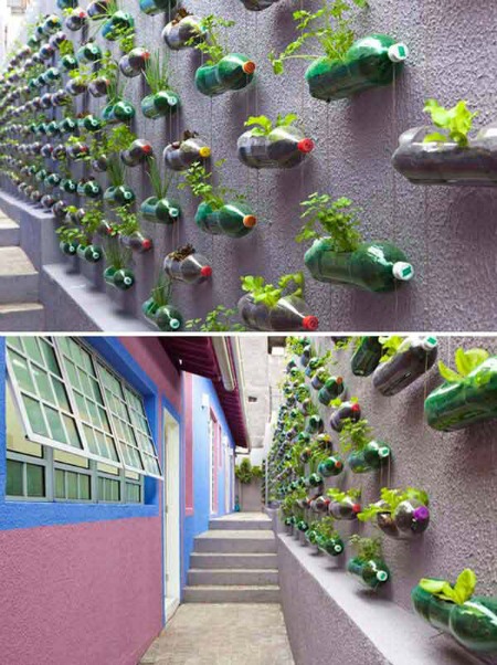 12 ý tưởng trang trí nhà từ chai nhựa bỏ đi